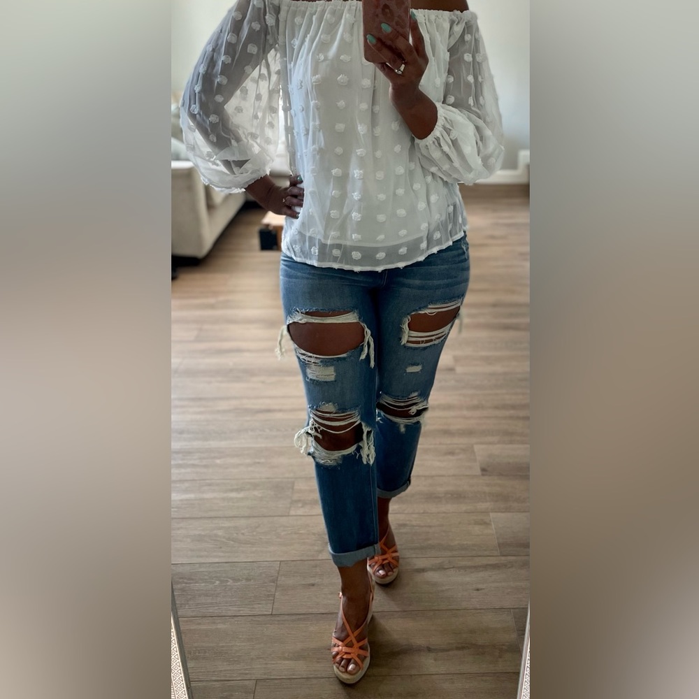 Kan Can High Rise Mom Jean
